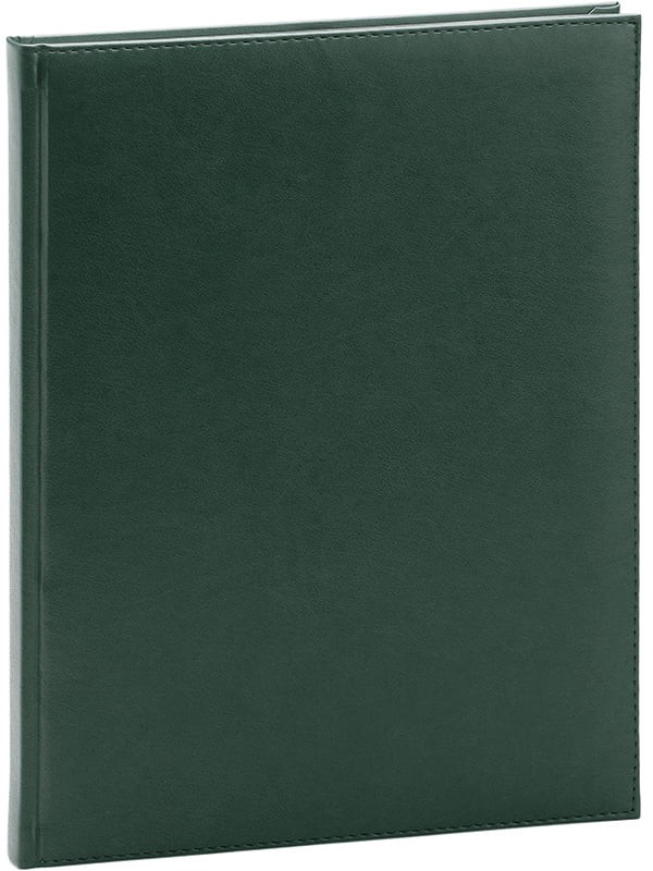 Agenda nedatata, A4, design clasic, 232 pagini, semn de carte, coperti buretate, 21 x 27 cm - imagine 6